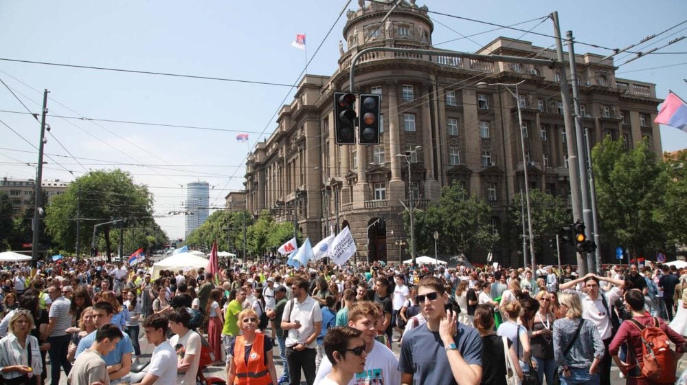 Beograd: Studentski protest protiv režima